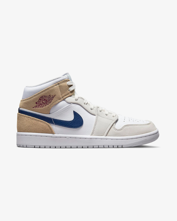 NIKE AIR JORDAN 1 MID TAN SUEDE