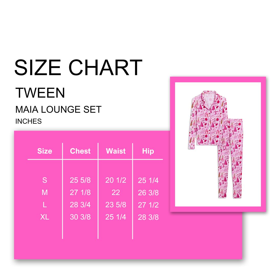 TWEEN MAIA PRINTED LOUNGE SET