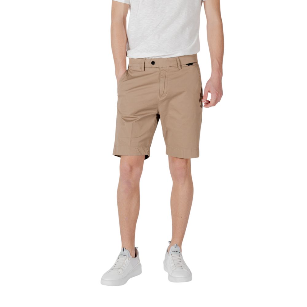 Antony Morato Beige Cotton Bermuda Shorts