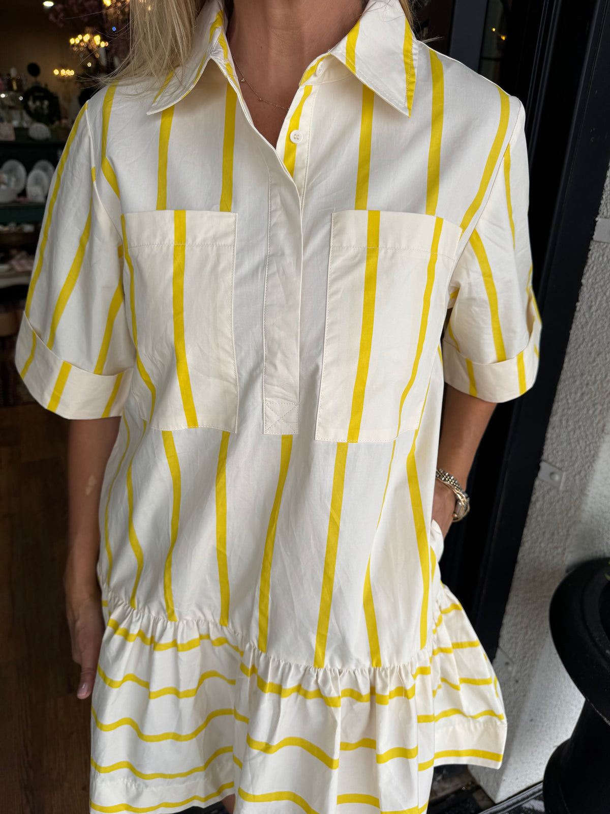 Ava Dress - Yellow