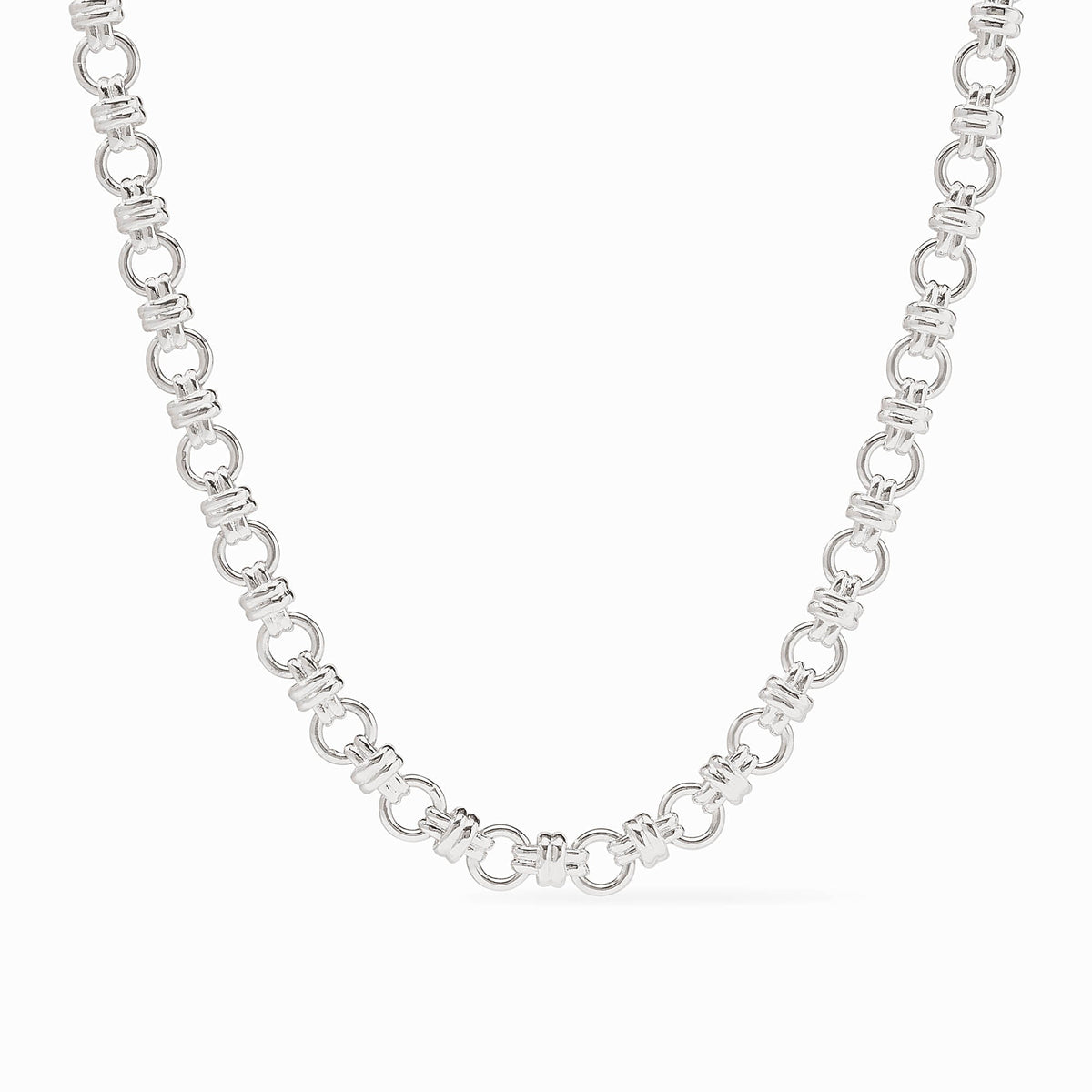 Esme Link Necklace - Silver