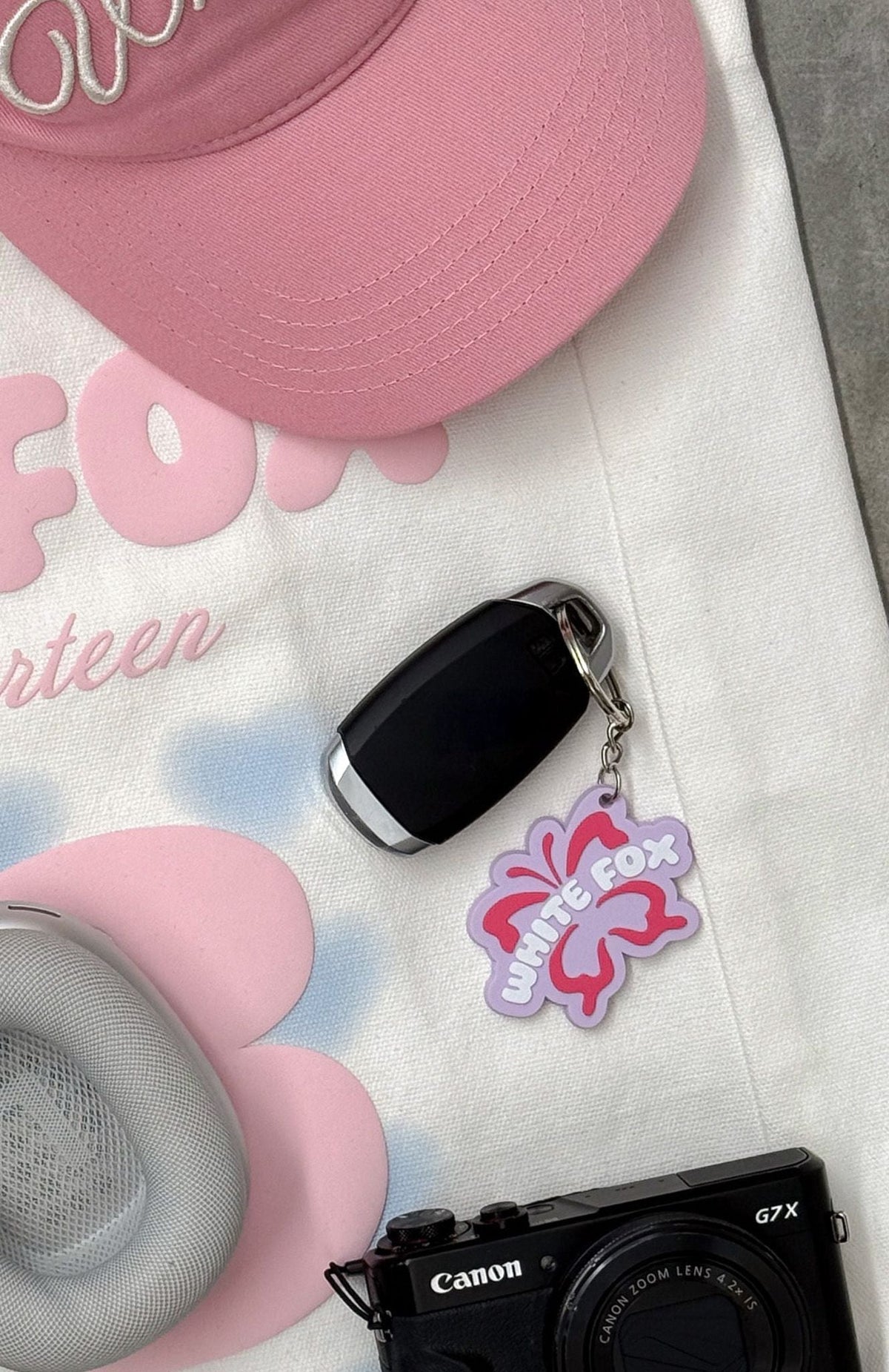Lucky Thirteen Audrina Keychain Lilac