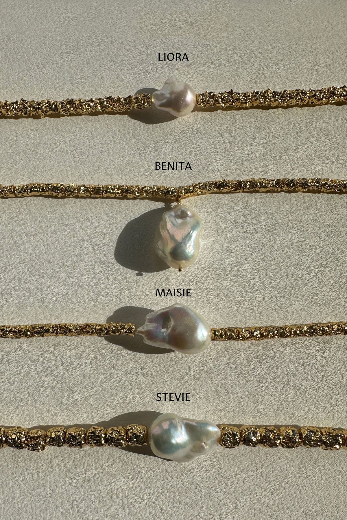 Liora Necklace - 24K Gold Plated