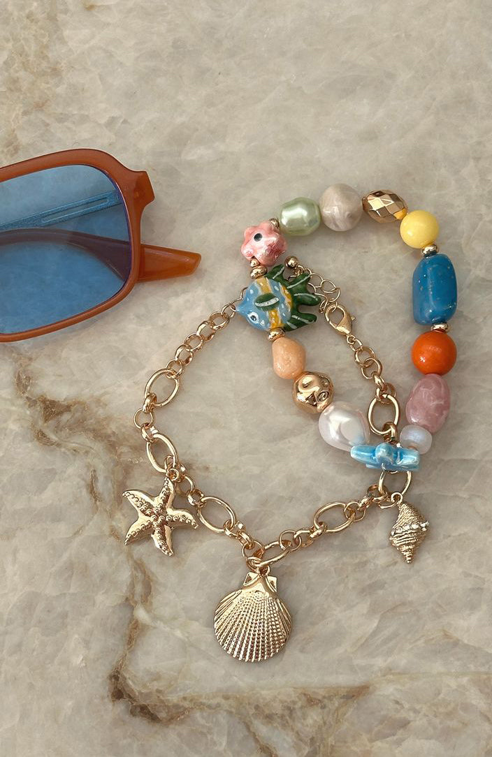 Everest Bracelet Set Gold