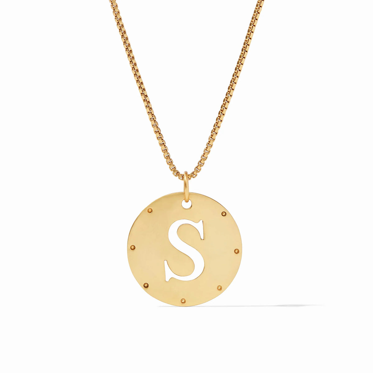 Julie Vos Monogram Pendant Necklace