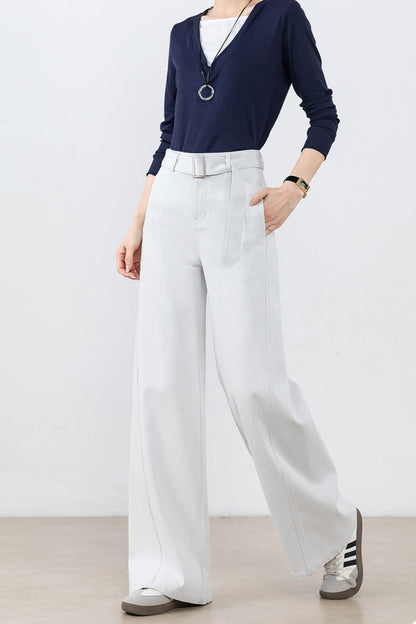 High Waist Loose Straight Leg Jeans