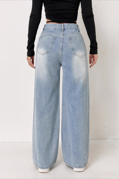 Wide Leg Trousers Style Jeans