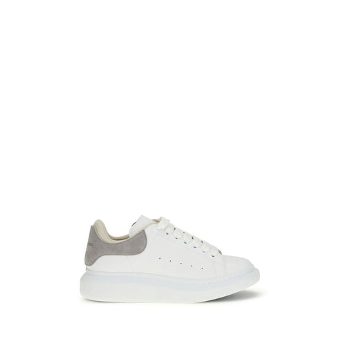 Alexander McQueen White Calf Leather Bos Taurus Chunky Sneakers