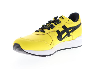 Asics Gel Lyte 1191A036-762 Mens Yellow Leather Low Top Lifestyle Sneakers Shoes