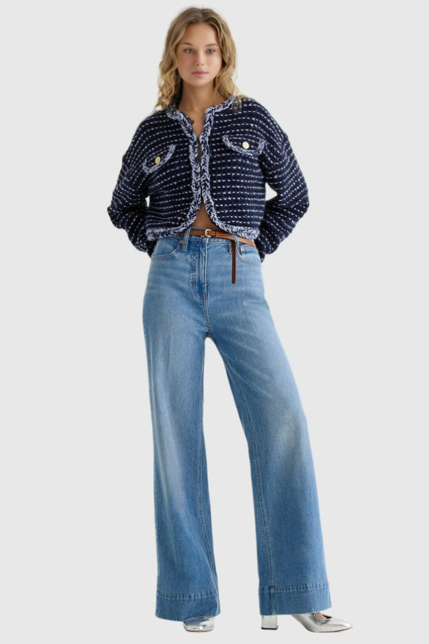 Comfort Fit Flare Trousers Jeans