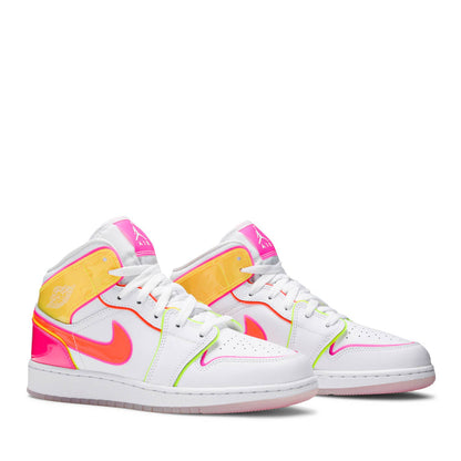 NIKE AIR JORDAN1 MID GS EDGE GLOW