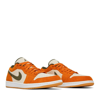 NIKE AIR JORDAN1 LOW OLIVE ORANGE
