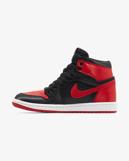 NIKE AIR JORDAN1 HIGH RETRO OG SATIN BRED WMNS US7.5M / US9W / EU40.5