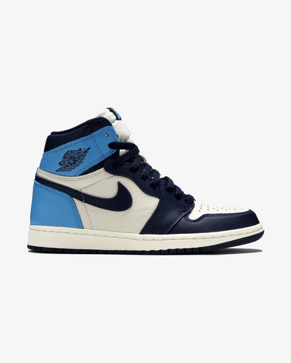 NIKE AIR JORDAN1 RETRO HIGH OBSIDIAN UNC BLUE