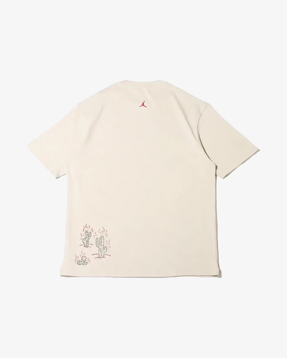 TRAVIS SCOTT X AIR JORDAN FLIGHT GRAPHIC CREAM TEE