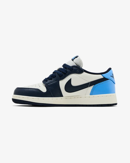 NIKE AIR JORDAN1 RETRO LOW OG GS OBSIDIAN UNC