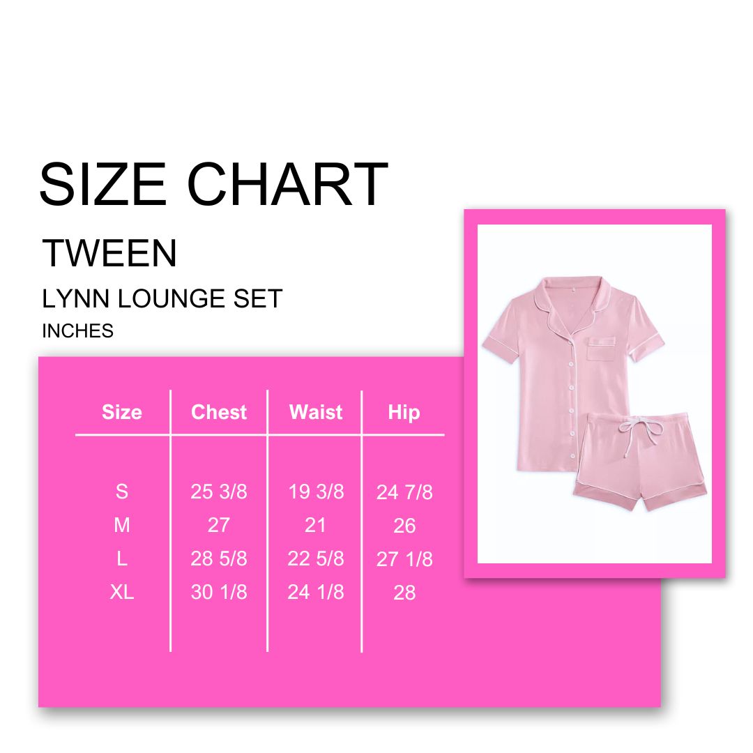 TWEEN LYNN SHORTS LOUNGE SET - FINAL SALE
