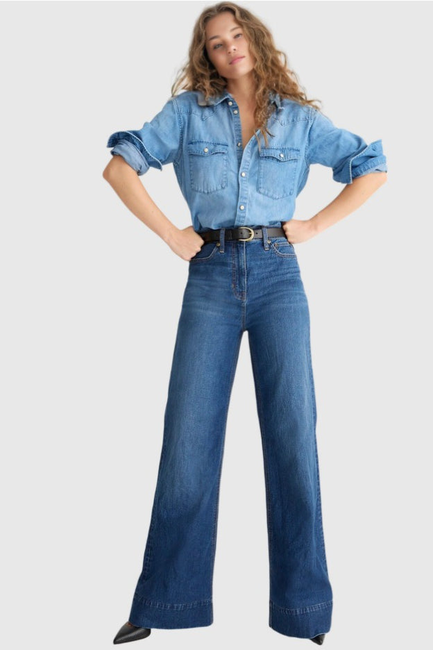 Comfort Fit Flare Trousers Jeans