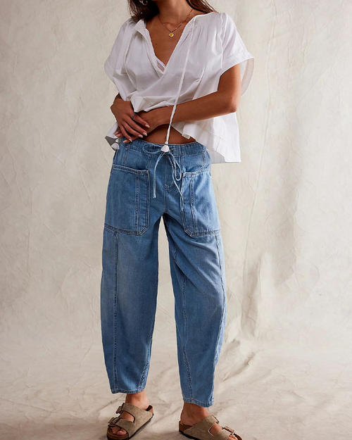 Loose Low Rise Jeans