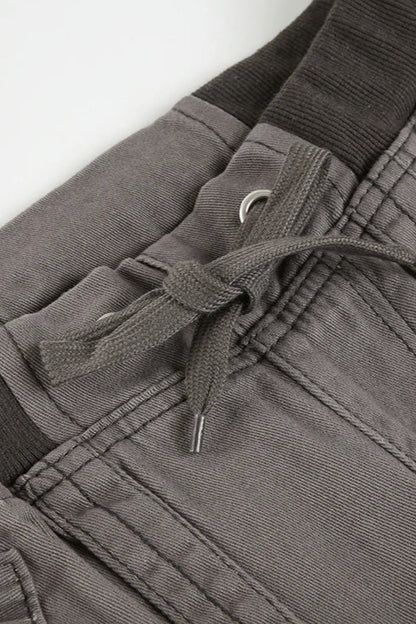 Multi Pocket Low Waist Bootcut Jeans