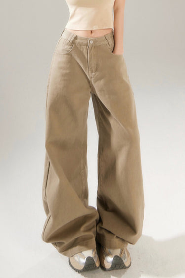 Vintage High Rise Wide Leg Long Jeans