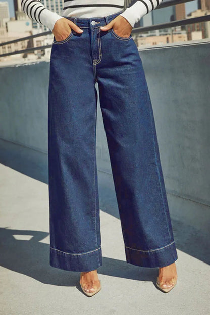 High Waist Wide Leg Jeans