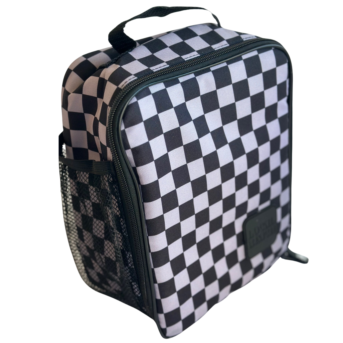 Grey/Black Checker Lunchbox