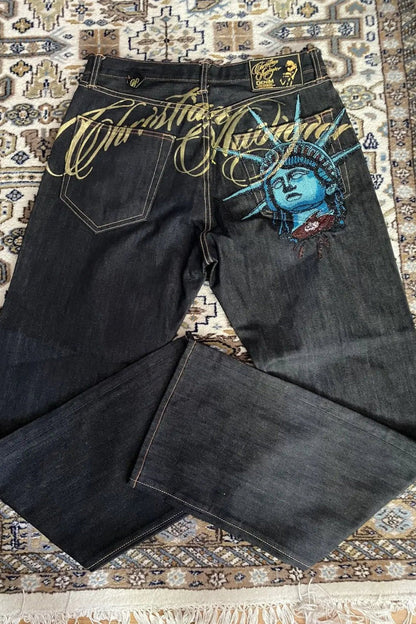 Chic Loose Relaxed Streetwear Versatile Jeans