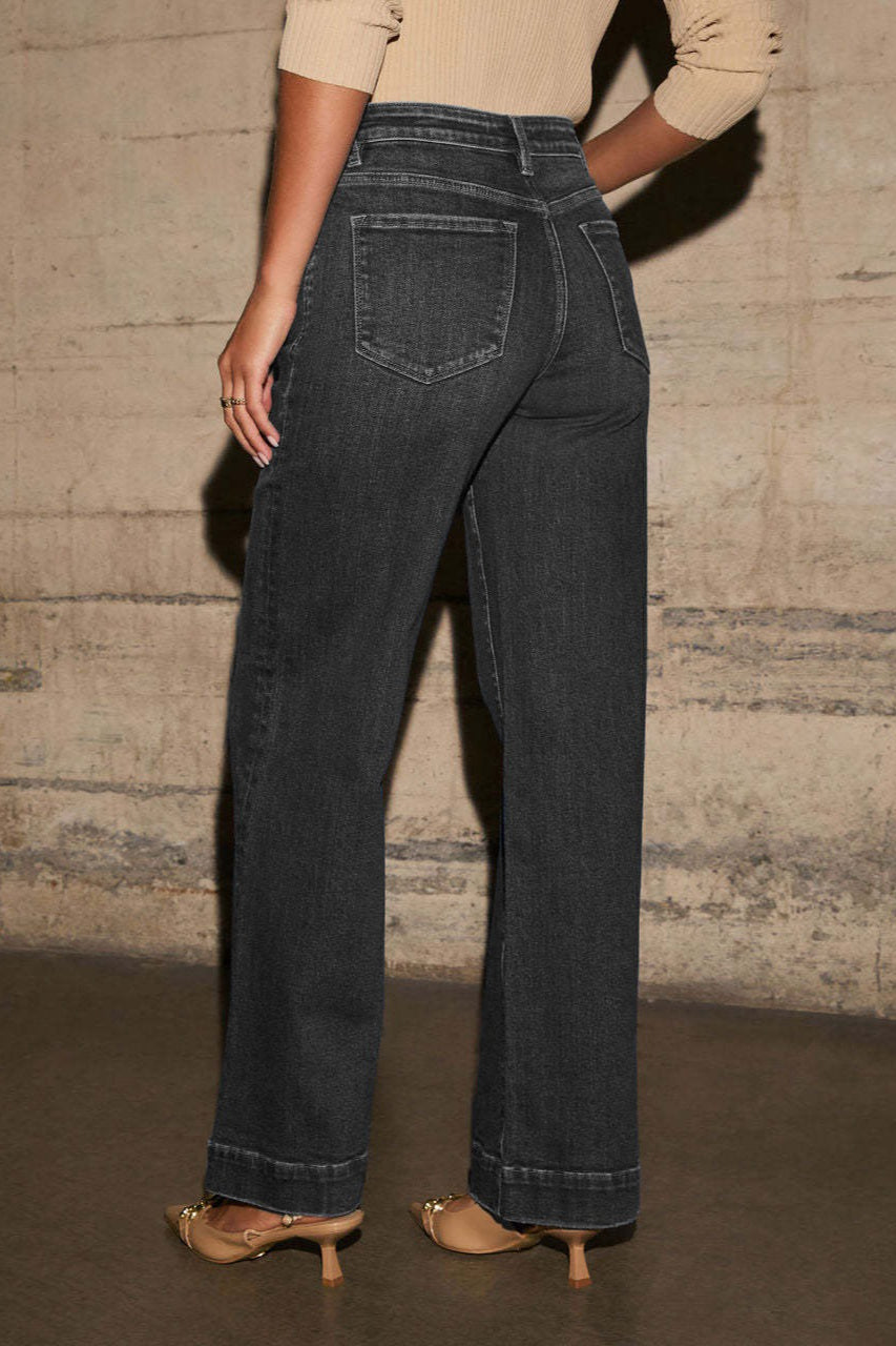 High Waist Wide Leg Vintage Jeans