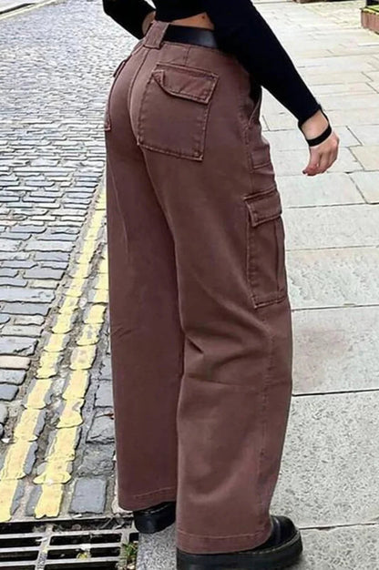 High Waist Loose Denim Jeans