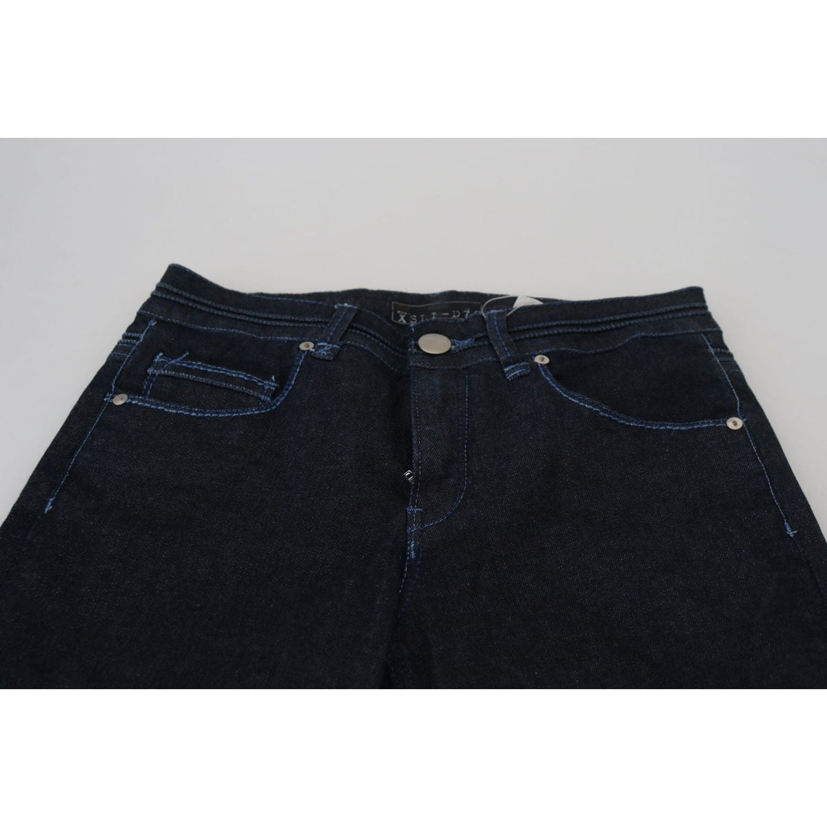 Acht Dark Blue Low Waist Slim Fit Women Denim Jeans