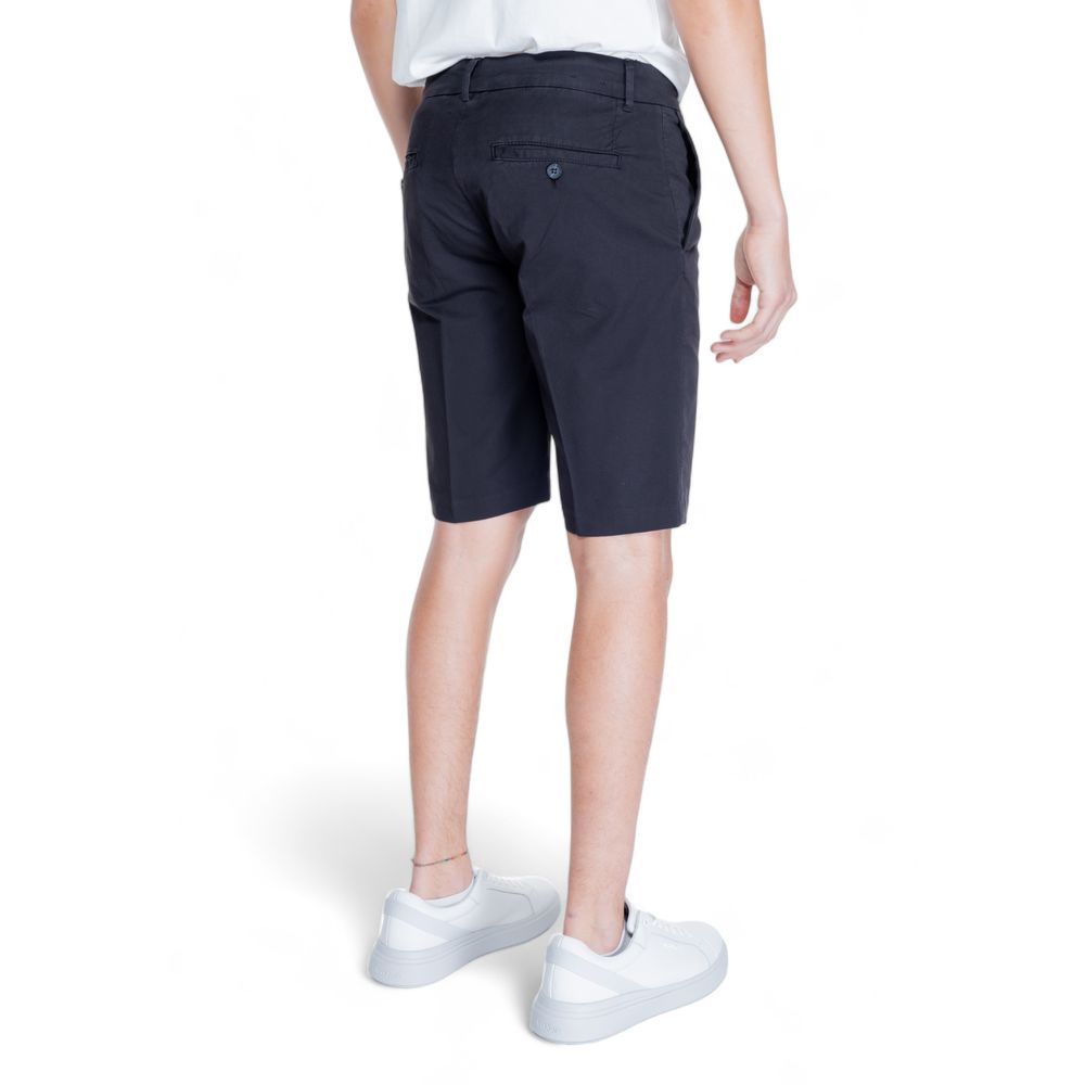 Antony Morato Black Cotton Bermuda Shorts