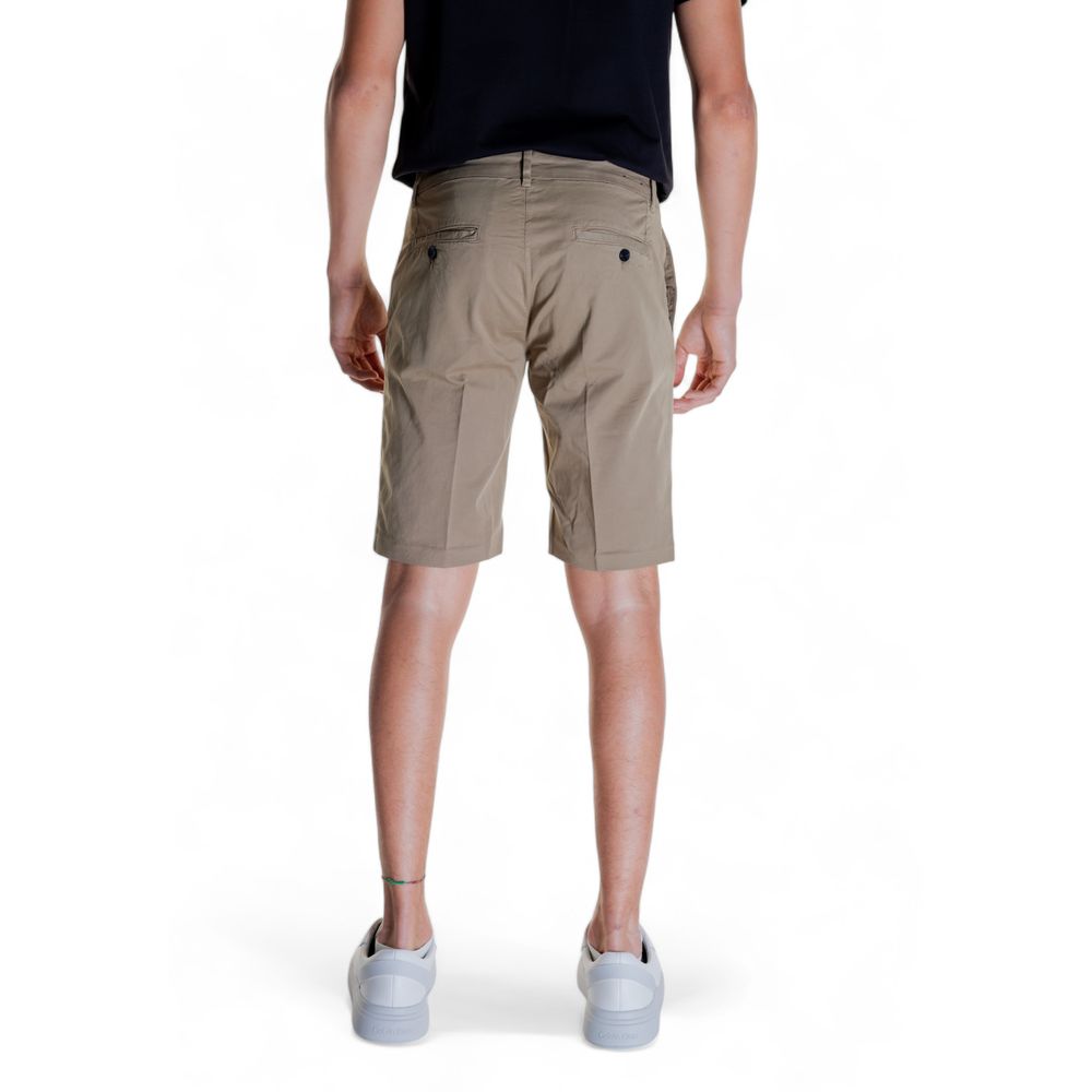 Antony Morato Beige Cotton Bermuda Shorts
