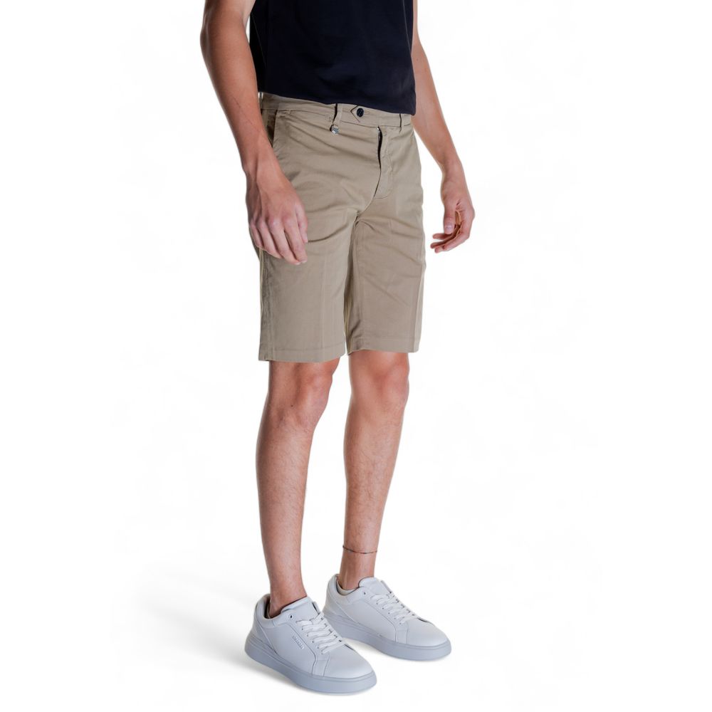 Antony Morato Beige Cotton Bermuda Shorts