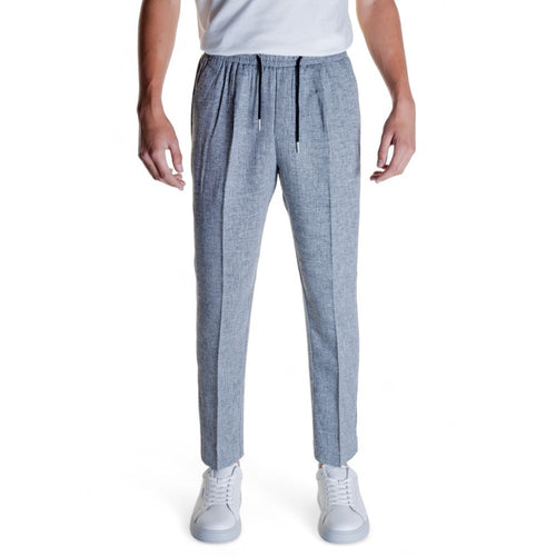 Antony Morato Black Linen Casual Pants