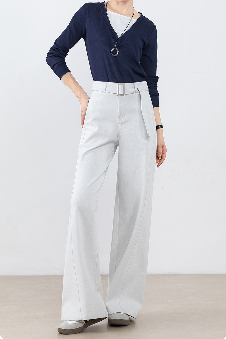 High Waist Loose Straight Leg Jeans