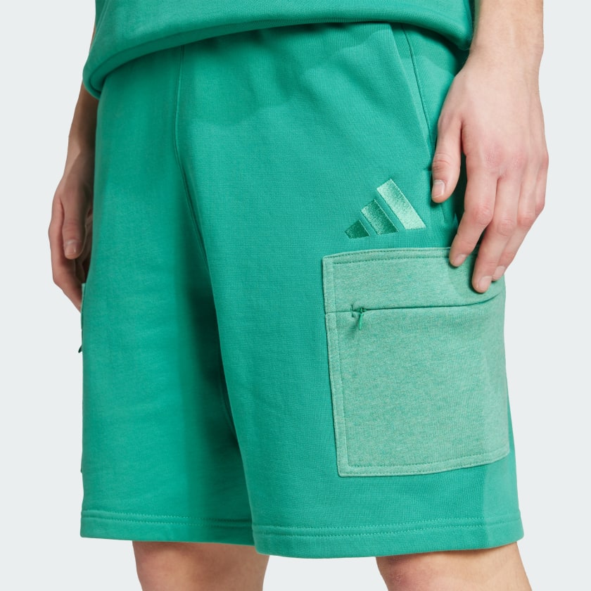 Men's adidas ALL SZN French Terry Colorblock Shorts