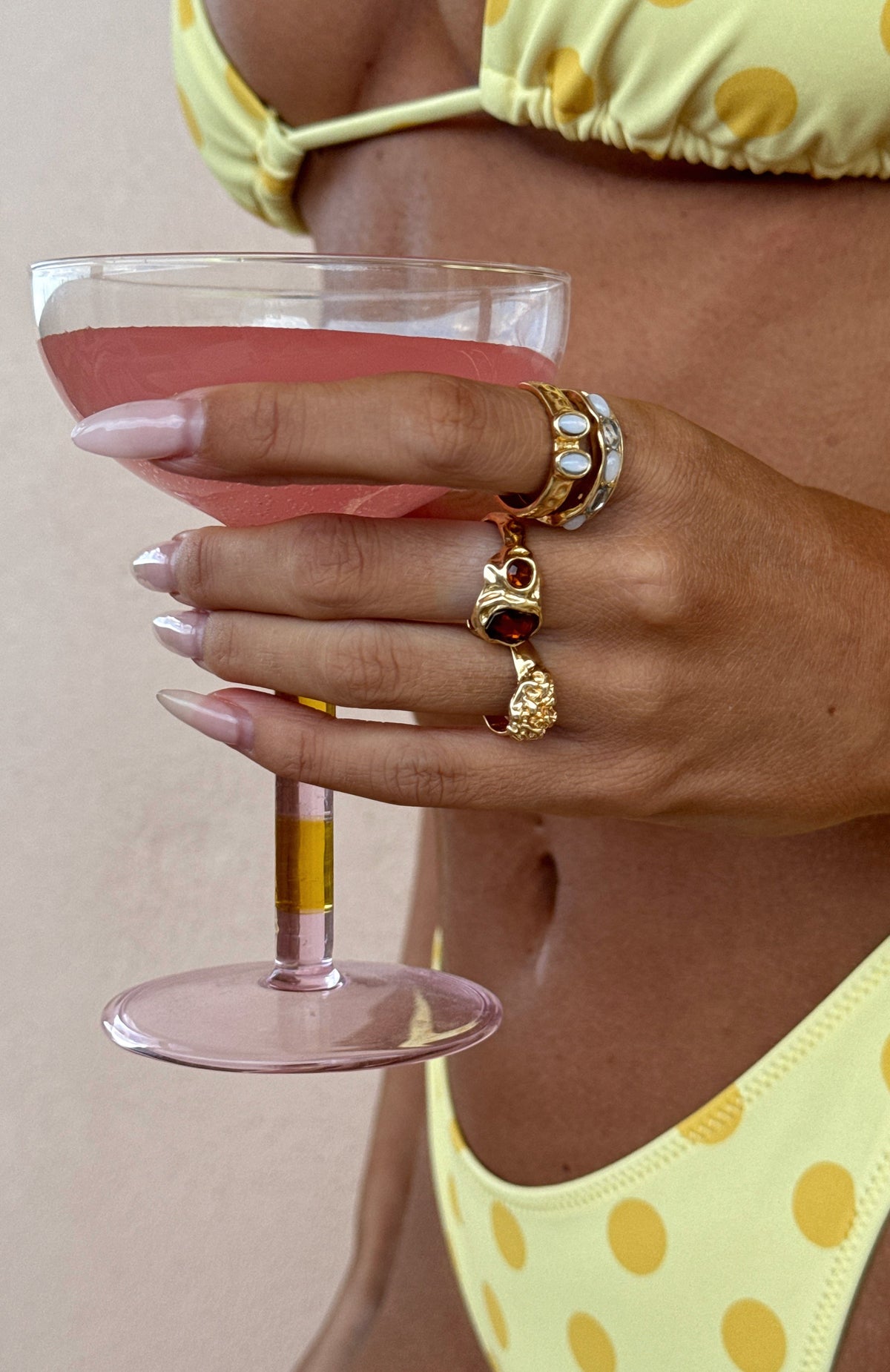 Tinsley Ring Set Gold