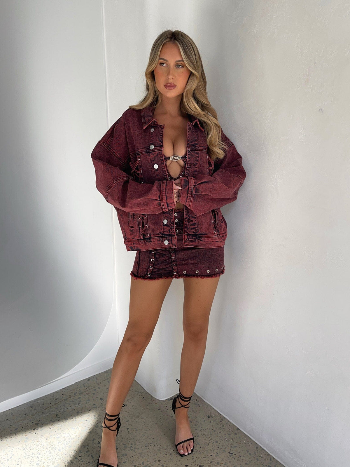 Selenite Jacket Red