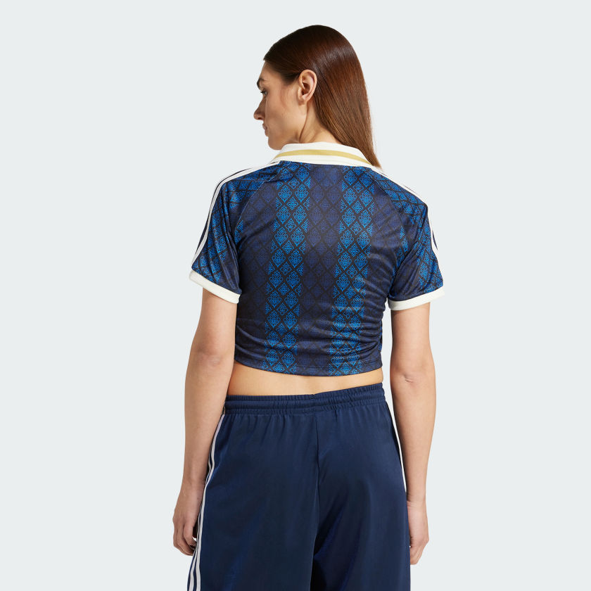 Women's adidas adidas Originals Retro Sports Cricket-inspired Cropped Jersey