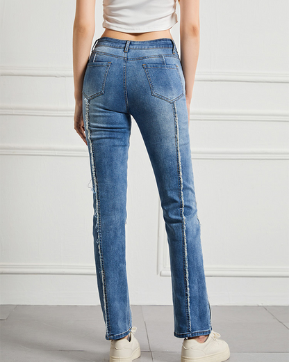 Slim High-Rise Jeans