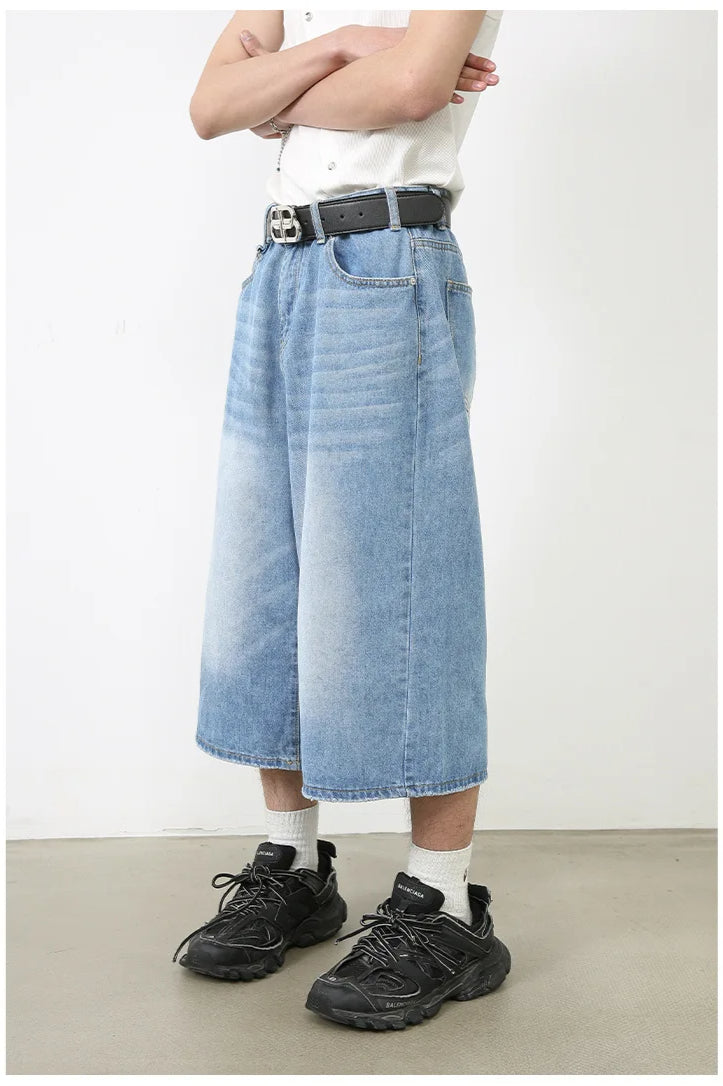 Vintage Y2K Loose Cropped Jeans