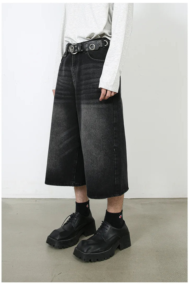 Vintage Y2K Loose Cropped Jeans