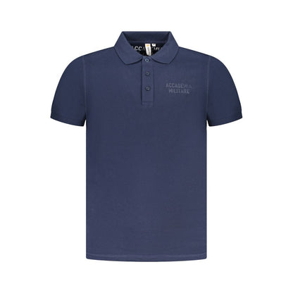 Accademia Militare Blu Cotton Men Polo