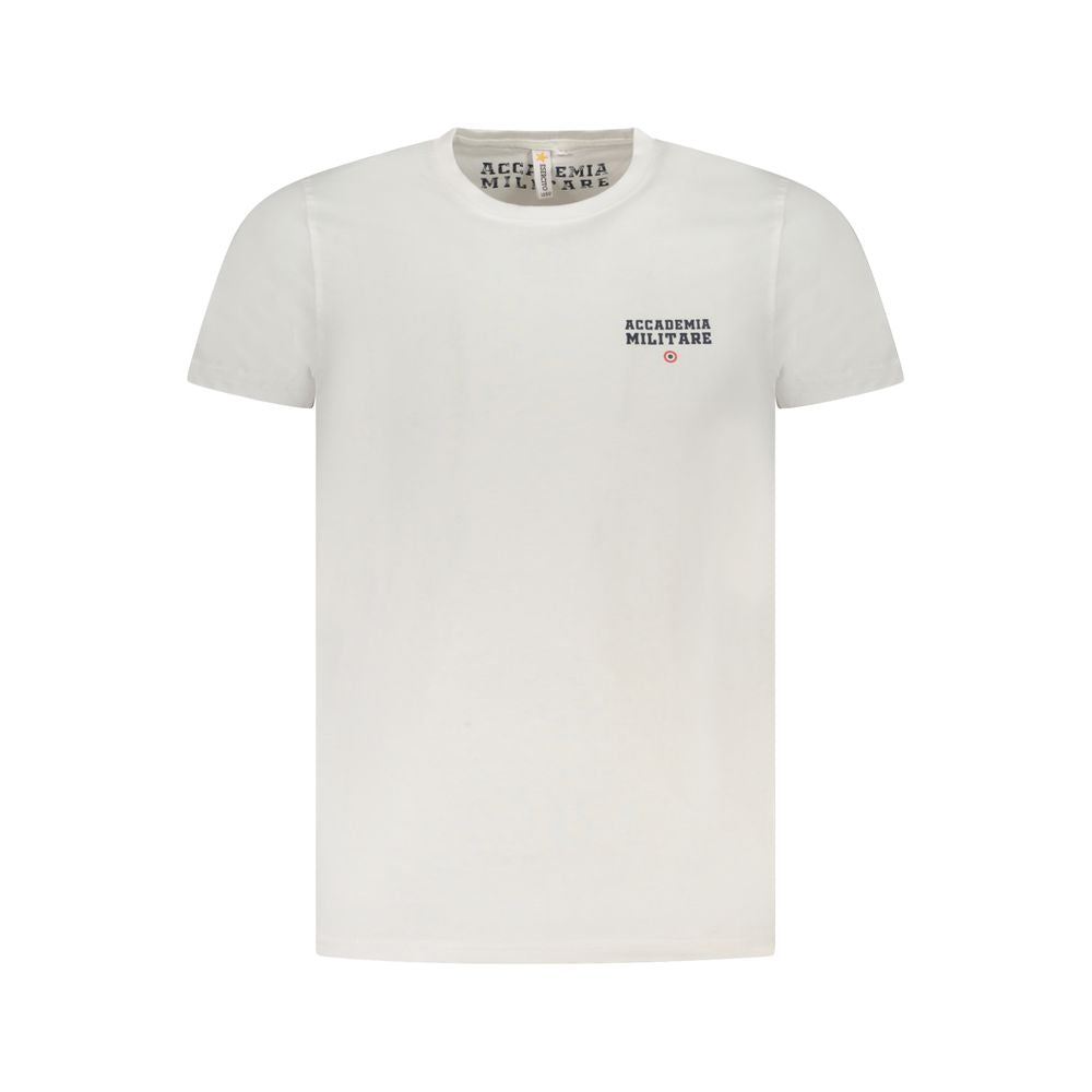 Accademia Militare White Cotton Men's T-Shirt