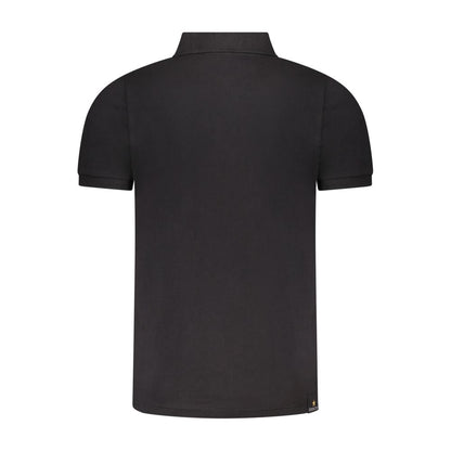 Accademia Militare Black Cotton Men's Polo Shirt