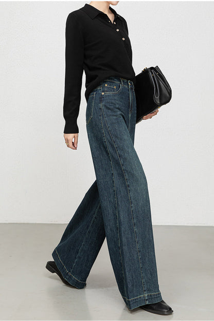 High Waist Loose Wide Leg Jeans