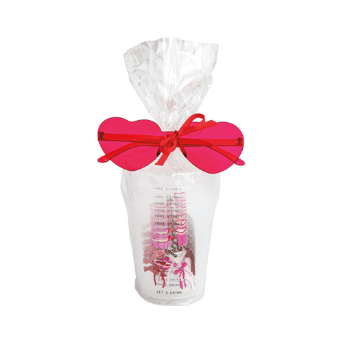 Valentines Party Cup & Glasses Set