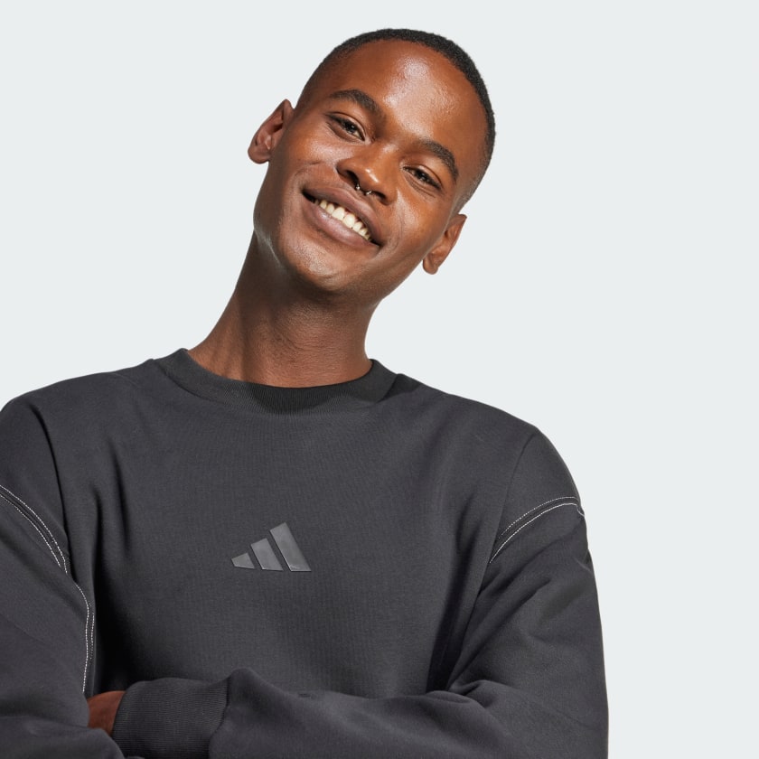 Men's adidas ALL SZN Fleece Graphic Sweatshirt