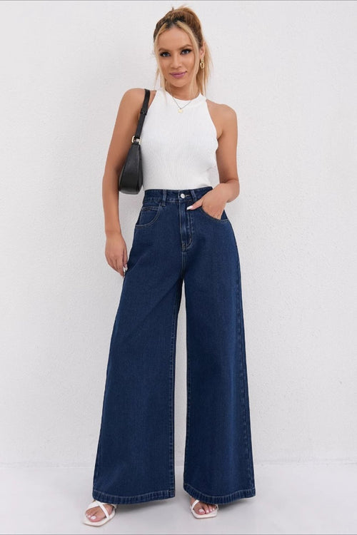 Wide Leg Trousers Style Jeans